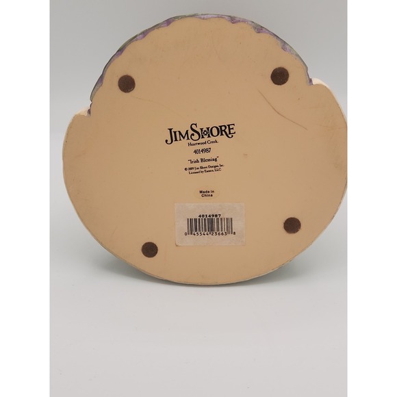 Jim Shore Heartwood Creek "Irish Blessing" Angel Figurine w/ Harp #4014987 - Picture 11 of 11